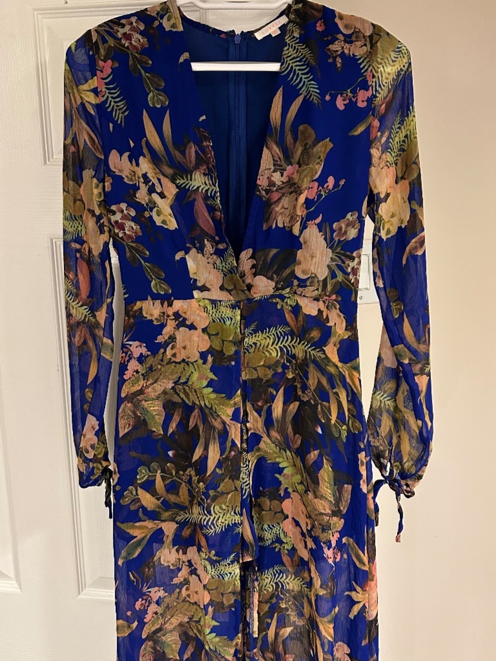 Blue Floral Jumpsuit